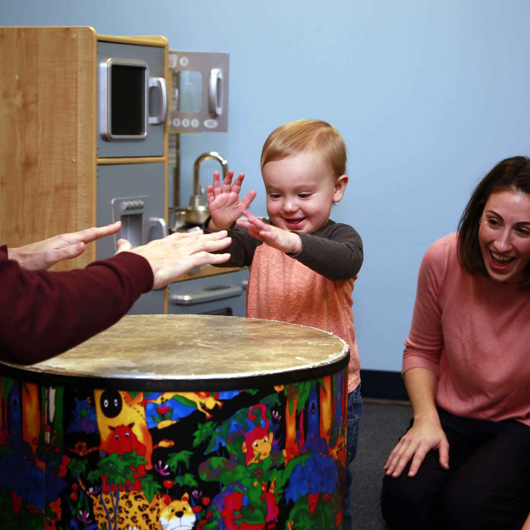 Through the experiences of musical-play, we work to develop foundational capacities for social-emotional development